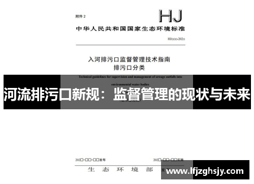 河流排污口新规：监督管理的现状与未来