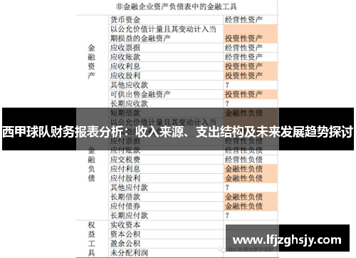 西甲球队财务报表分析:收入来源、支出结构及未来发展趋势探讨 西甲球队财务报表分析:收入来源、支出结构及未来发展趋势探讨